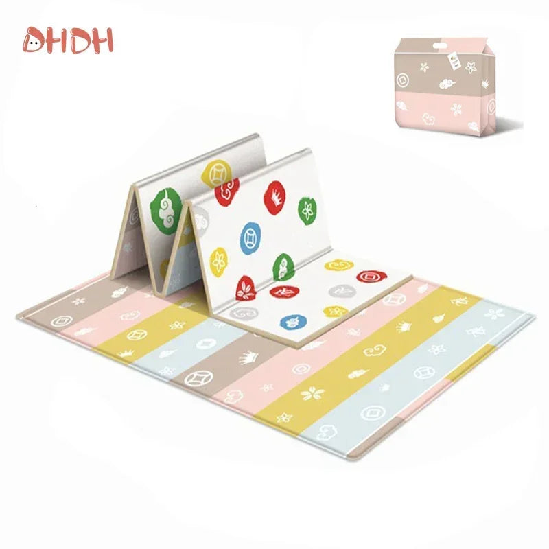 Foldable Portable Baby Play Mat – Double-Sided