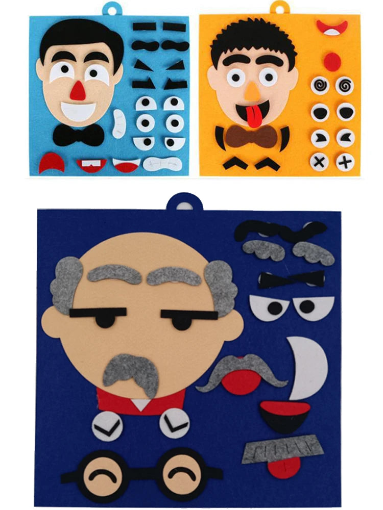 Montessori Children's Puzzle Felt Toy