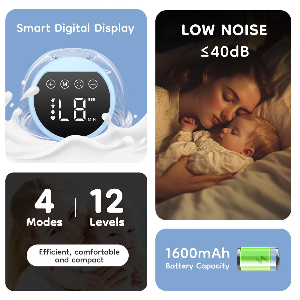 MAMIJOY Wireless Electric Breast Pump