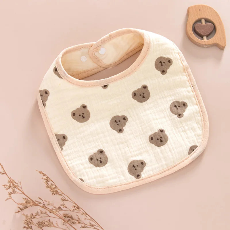 MOONBIFFY Cotton Baby Bibs