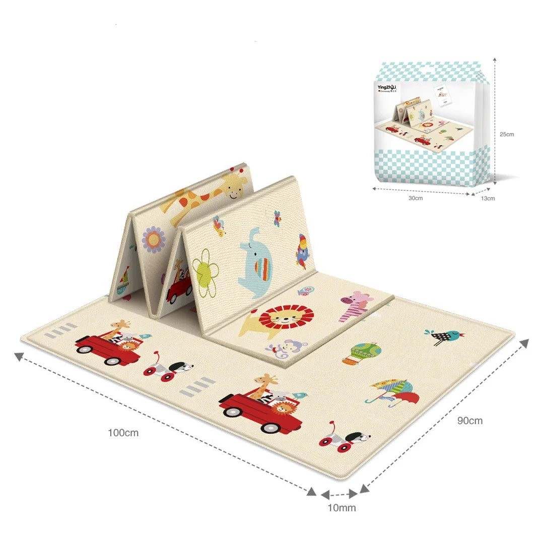 Foldable Portable Baby Play Mat – Double-Sided