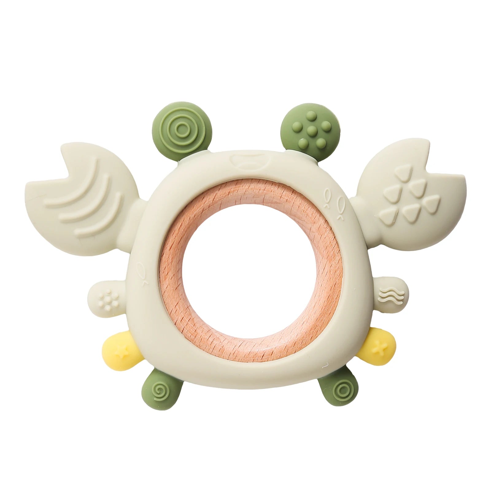 Silicone Baby Teether – Soothing Chew Toy for 0-36 Month Babies