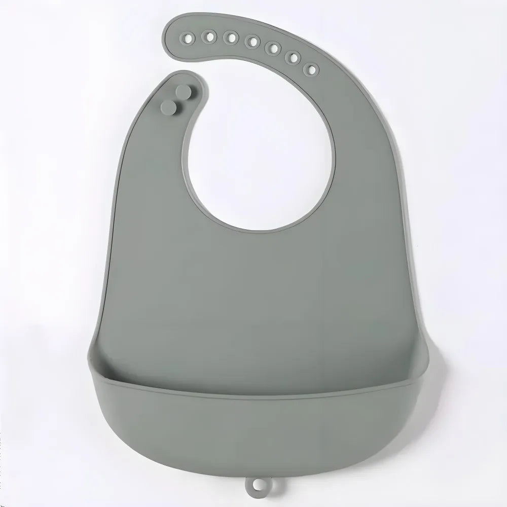 Adjustable Soft Silicone Bib