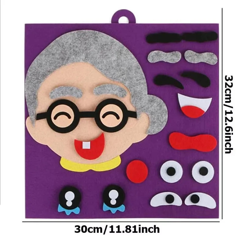 Montessori Children's Puzzle Felt Toy