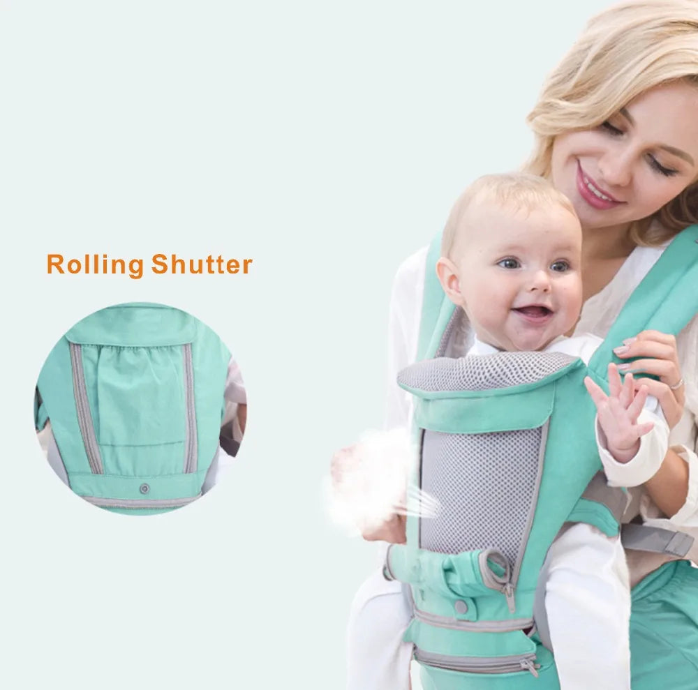Insular Ergonomic Baby Hipseat Carrier – Front, Back & Kangaroo Carry