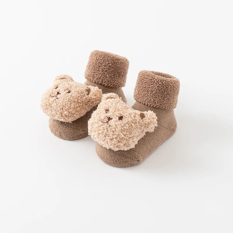Baby Bear Sock Booties