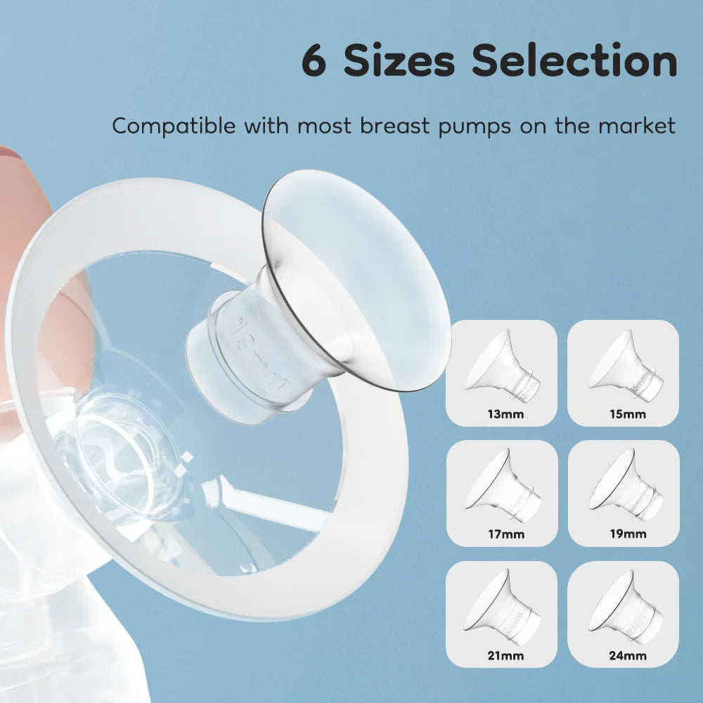 MMAIJOY Silicone Breast Pump Flange Inserts